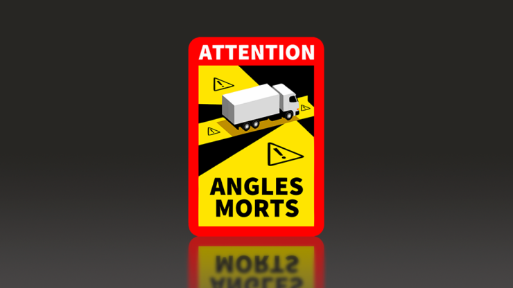 La etiqueta ‘Ángulos Muertos’ para camiones, obligatoria para circular por Francia