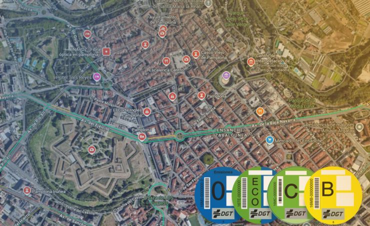 Pamplona, es zona de Bajas Emisiones