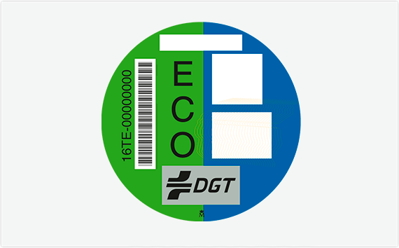 Distintivo Ambiental – Etiqueta Eco, Motocicletas